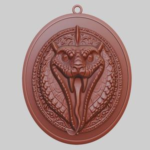 Snake Animal Pendant Snake Animal Necklace for CNC Router Laser & 3D Printer