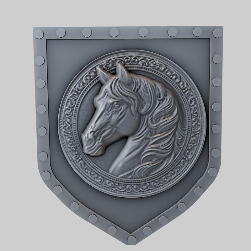 Horse Animal Wall Horse Animal Bust for CNC Router Laser & 3D Printer