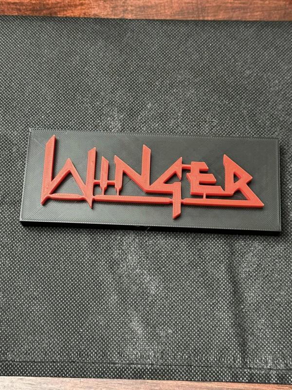 Winger 80's Band Sign