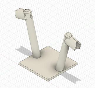 Elrs diversity antenna mount for wings