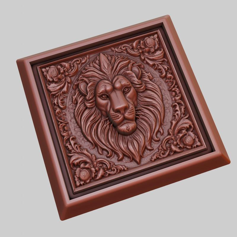 lion Animal 3D Model for CNC Router Laser & 3D Printer