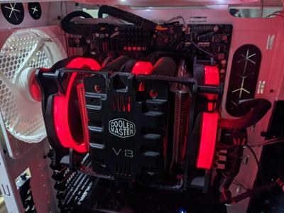 Cooler Master V8, Super Charged CPU cooler.