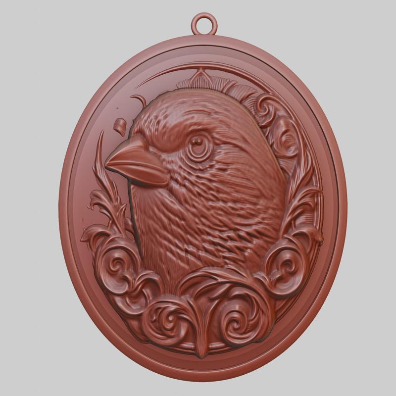 Canary Animal Pendant Canary Animal Necklace for CNC Router Laser & 3D Printer