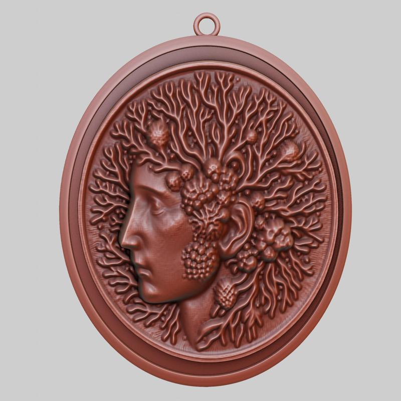 Coral Animal Pendant Coral Animal Necklace for CNC Router Laser & 3D Printer