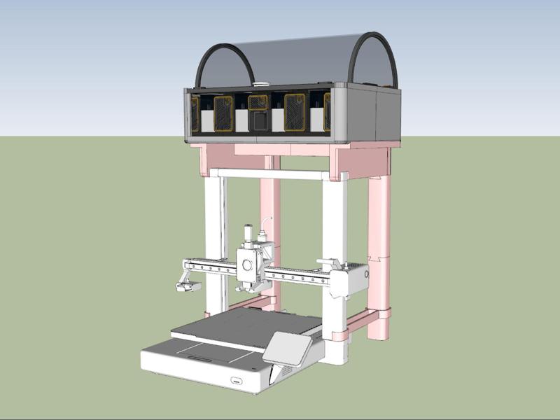 AMS Lite to AMS Enclosure Top Support Frame