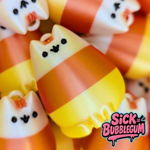 Pusheen Candycorn Shaker Keychain