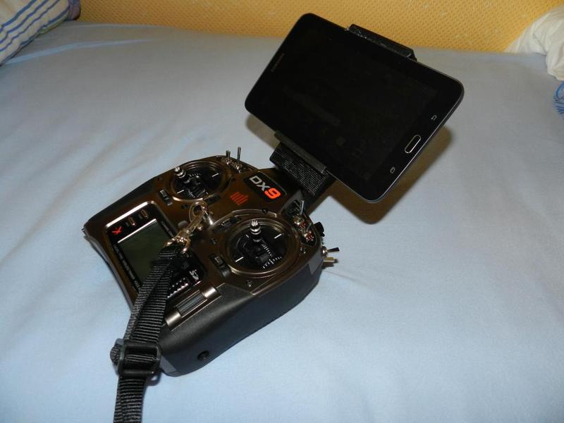 Spectrum DX-9 Telemetry Monitor Holder for Samsung Tab 7 lite