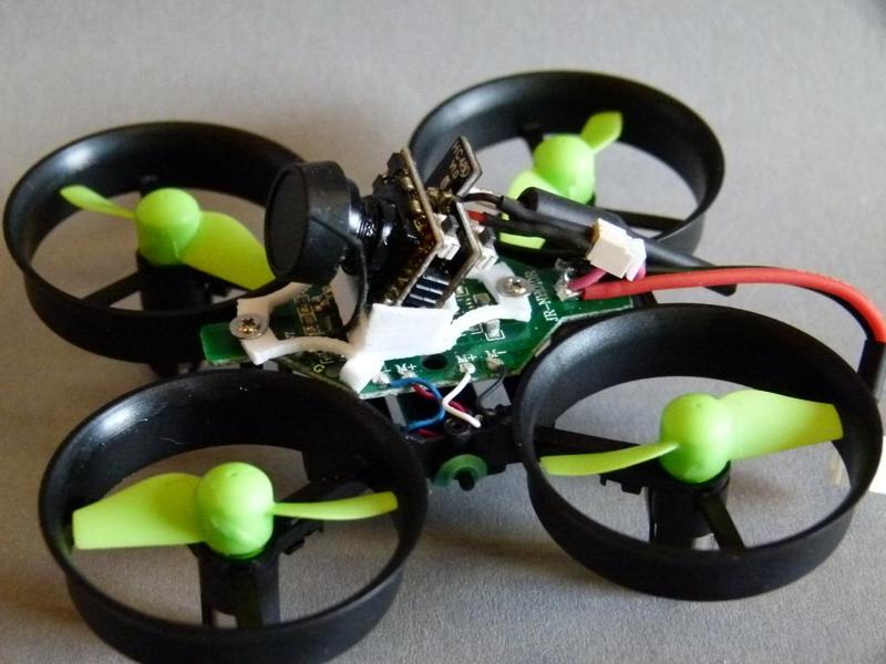 FPV Camera mount fatbee FB90 / CM275T on e010 0.4g (customizable)