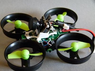 FPV Camera mount fatbee FB90 / CM275T on e010 0.4g (customizable)