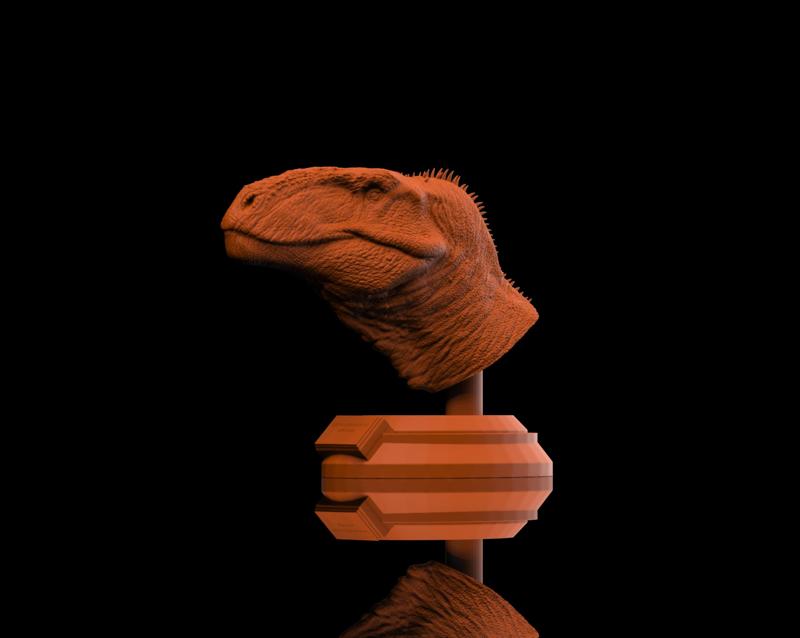 Carcharodontosaurus - Bust
