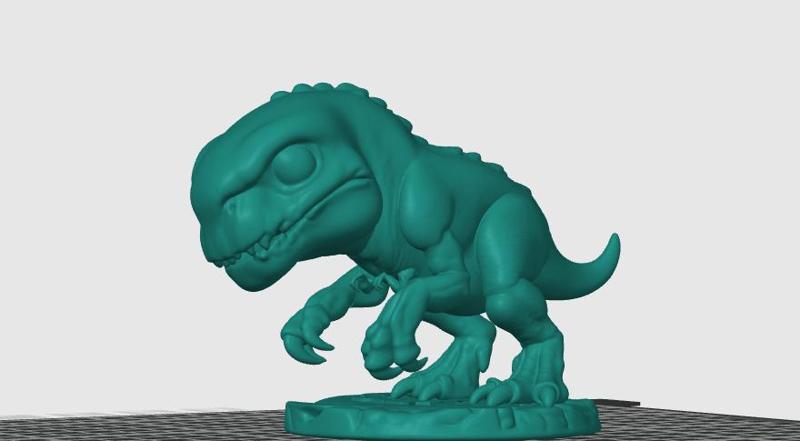 D-REX FUNKO FAN ART JURASSIC WORLD REBIRTH