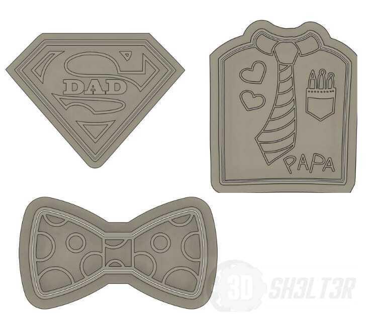 FATHER'S DAY CUTTERS,    CORTADORES DEL DÍA DEL PADRE