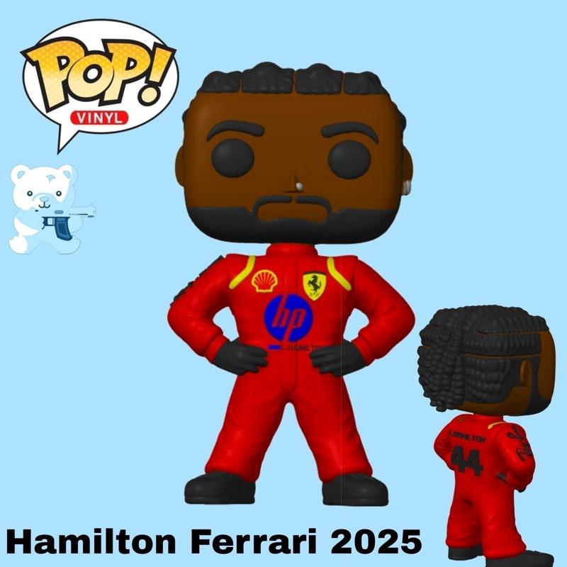 Funko f1 Lewis Hamilton at Ferrari 2025 - 3D STL Model