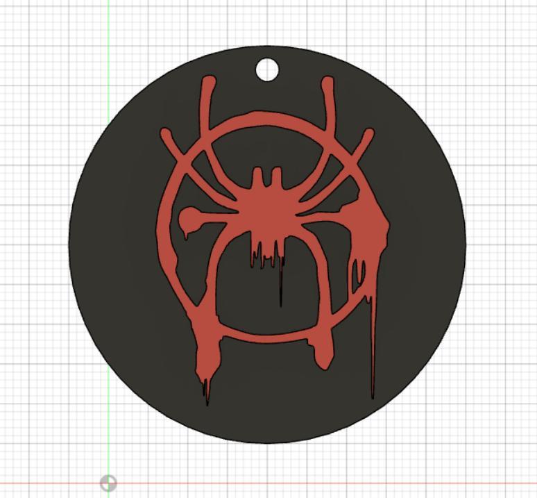 Miles Morales keychain