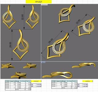 new design available earring pendent set