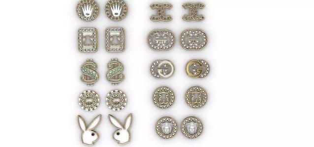 Aretes -Topitos para dama paquete de 10 -v-