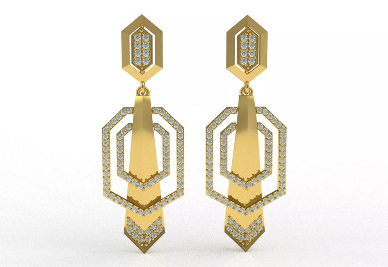 Diamond Pendant Set 37