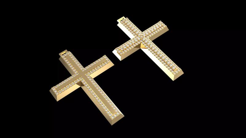 Diamond Cross Pendants