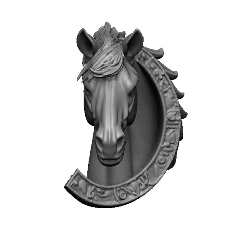 horse with horse shoe