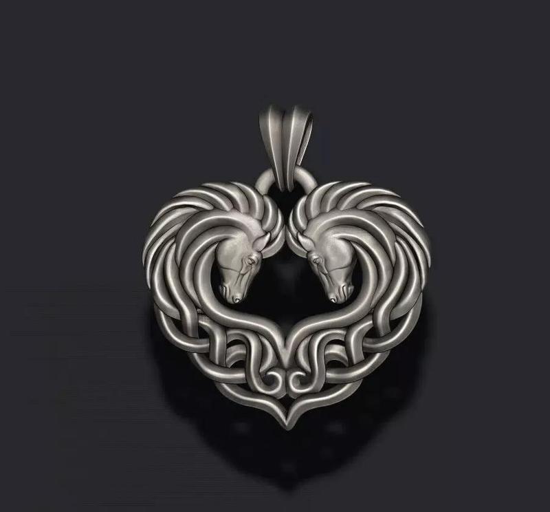 Keltic horse pendant