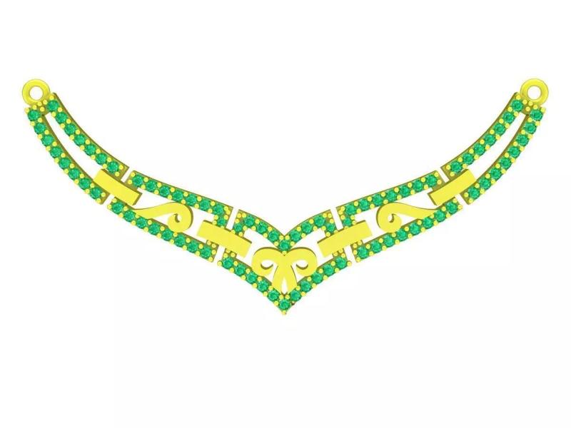 6047 asian diamond necklaces