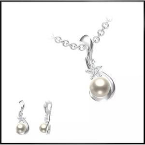 JCD Format Personalized diamond pearl pendant