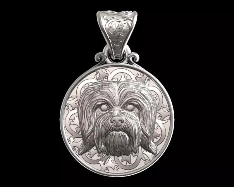 Dog Havanese dog bichon pendant