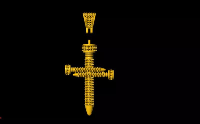 Jesu Cross Pendant