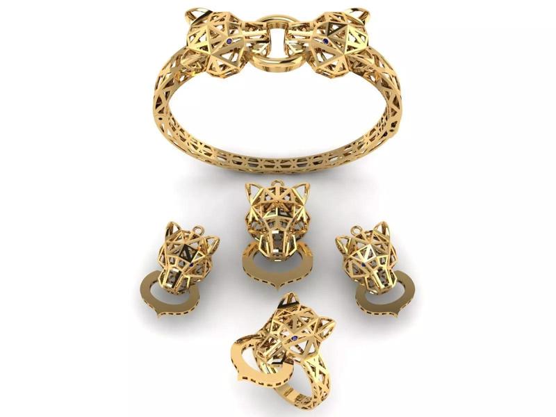 Leopard or Panther head set