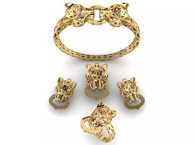 Leopard or Panther head set