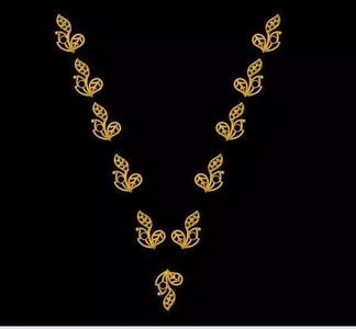 floral necklace 3dm file