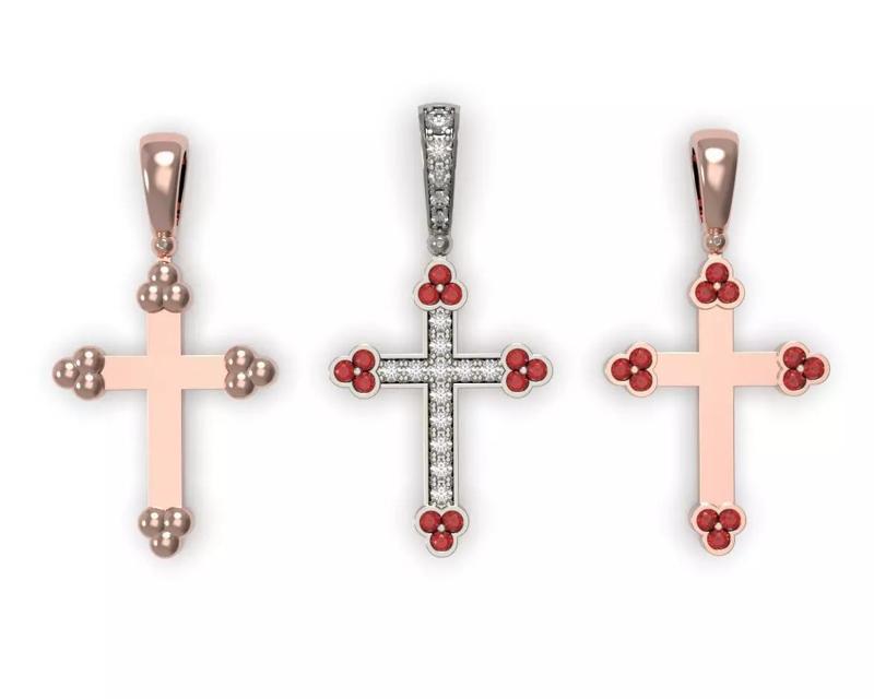Diamond Cross Pendants