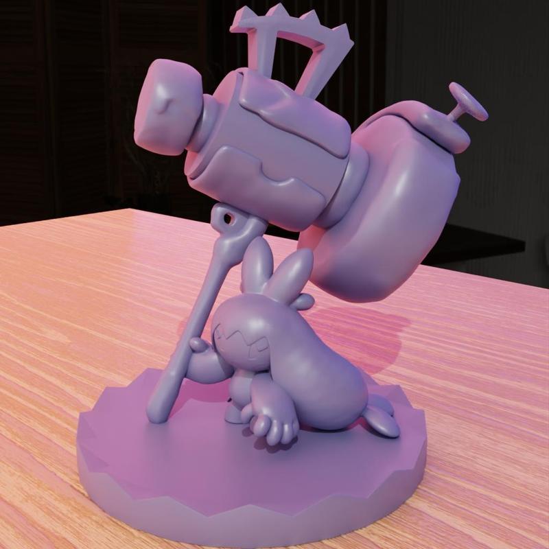 Tinkaton Pokemon Figure Scarlet and Violet