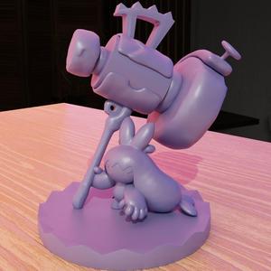 Tinkaton Pokemon Figure Scarlet and Violet