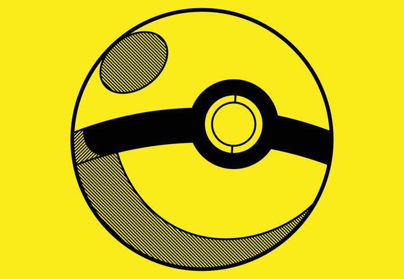 2D Wall Decoration - Pokemon "Pokeball"