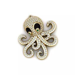 3d zbrush octopus pendant model