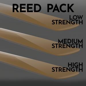Alto Saxo Reeds COMBO Multiple Strengths (Low Medium and High) (1.5 to 4.5) Great Sound and Durability!