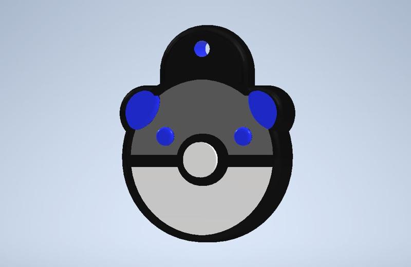 Pokemon Heavyball Keychain V1