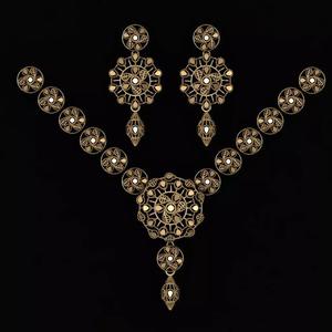 Beautiful Arabic Locket Sets with Chains