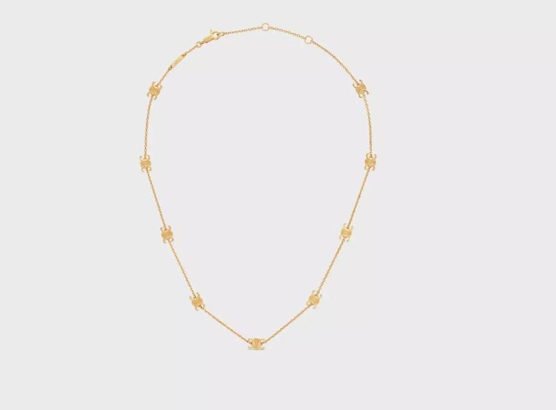 CELINE Triomphe Mini Triomphe Necklace