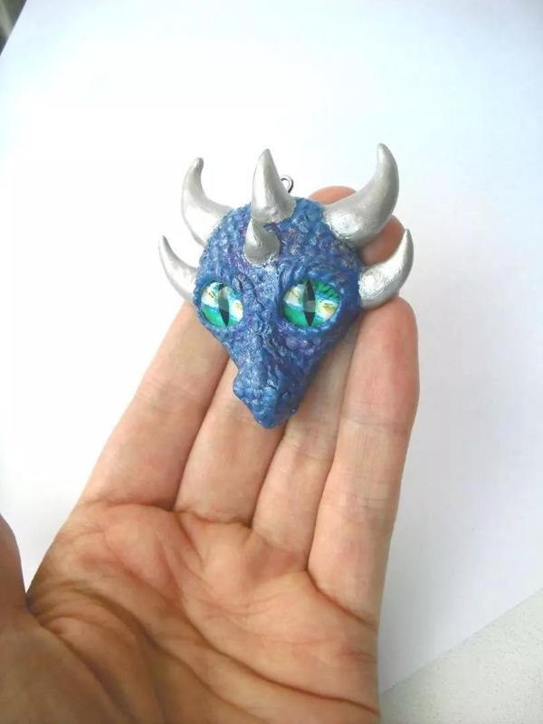 Fantastic dragon head