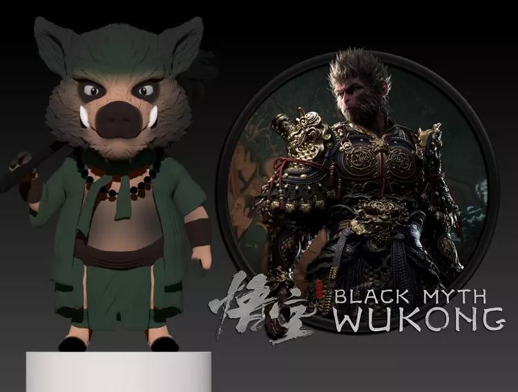 Black Myth Wukong - Zhu Bajie Boss - CHINESE GAME