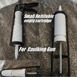 small Refillable empty cartridge for  Caulking Gun