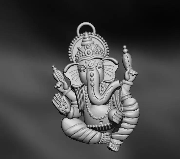 Klassic Golden Finish Ganesha Idol