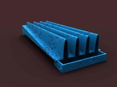 Green dish rack