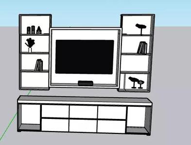Modern TV Stand with Storage 3D Model for Home Interior Design