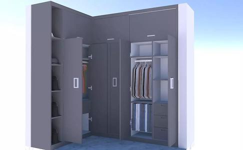 L Shape Wardrobe Design