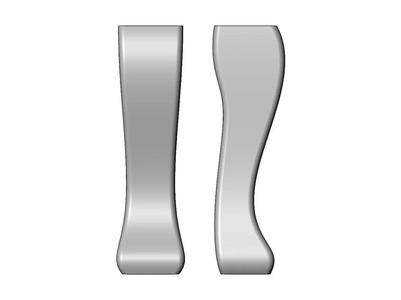 Traditional furniture leg and foot