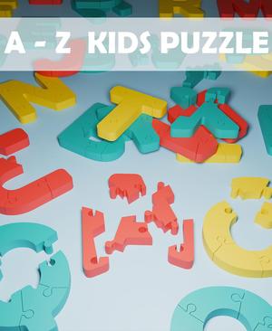 A–Z Letter Puzzle for Kids
