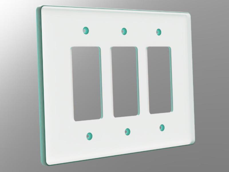 Wall Plate 3-Gang - Jumbo Size